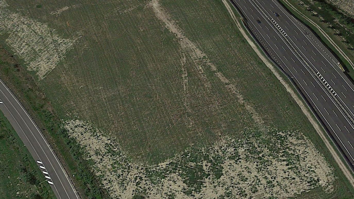 Campo prima della forestazione